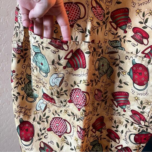 Kay Dee Designs Adult Apron Teapot design neutral unisex - Picture 3 of 5